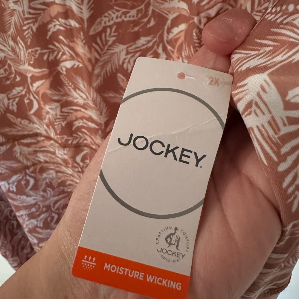 Jockey Pink and White Knit Dress - Picture 4 of 4